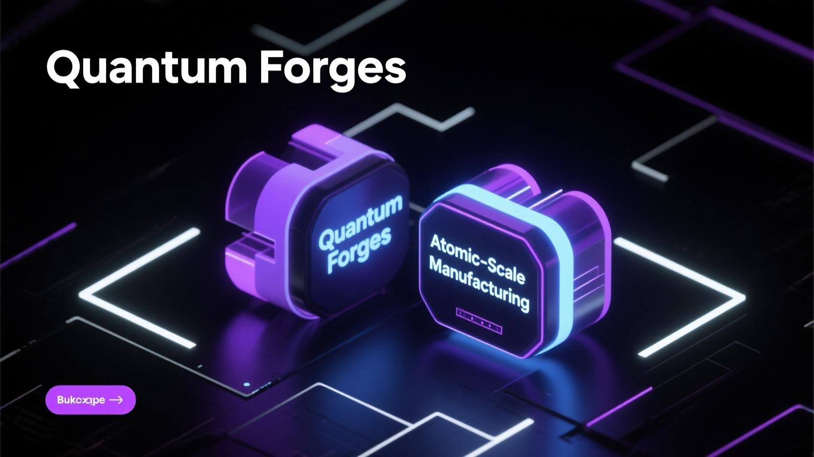 Quantum Forges: Atomic-Scale Manufacturing