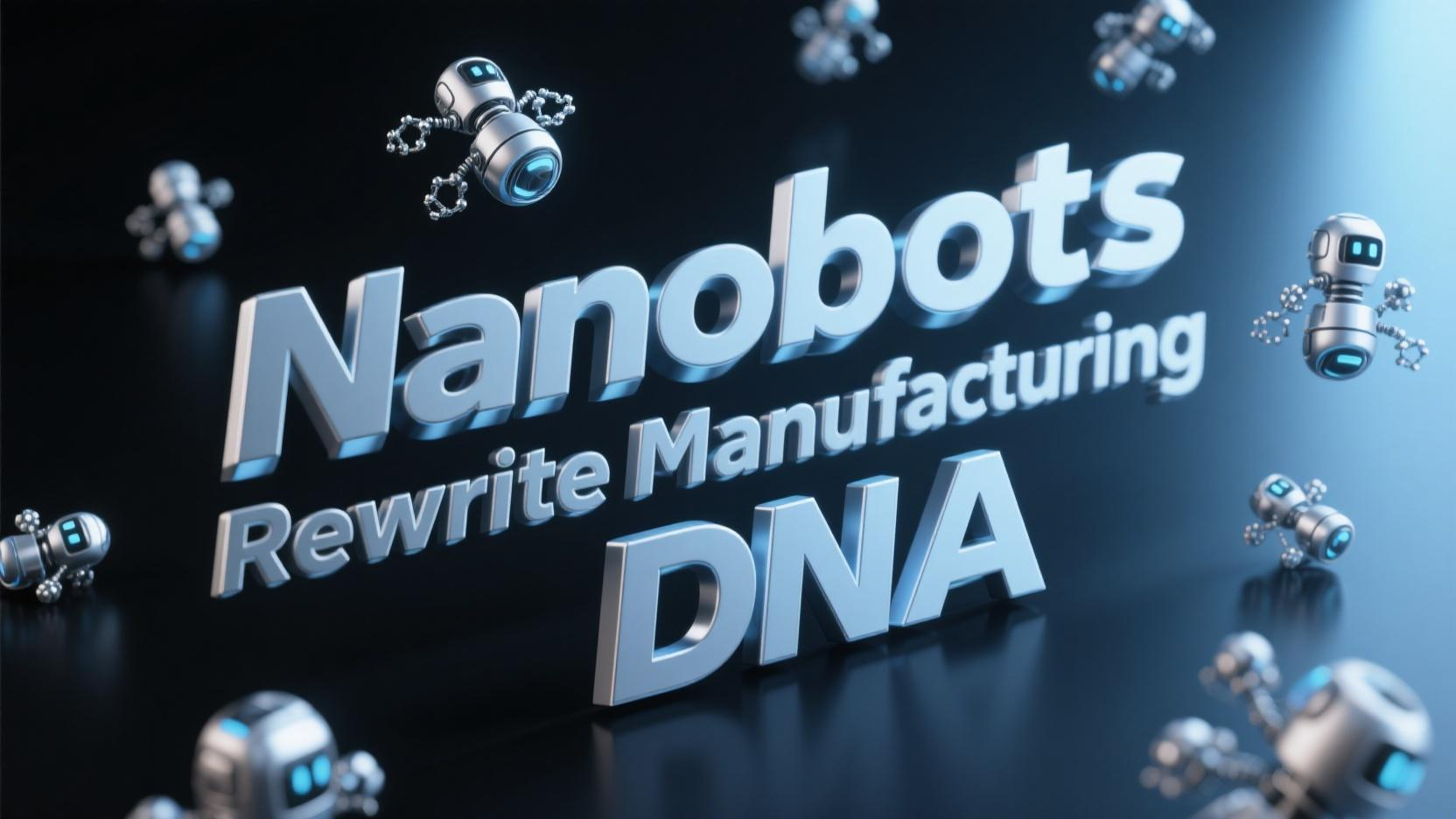 The Self-Healing Materials Revolution: Nanobots Rewrite Manufacturing DNA